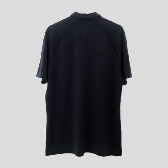 Rhone Mens Navy Blue Short Sleeve Collared Performance Golf Polo Shirt - L - Picture 4 of 9